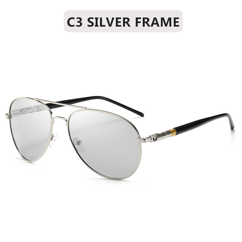 Men's Photosensitive Autochromic Polarized Sunglasses
