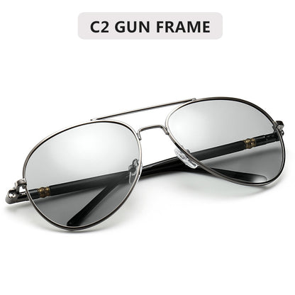 Men's Photosensitive Autochromic Polarized Sunglasses