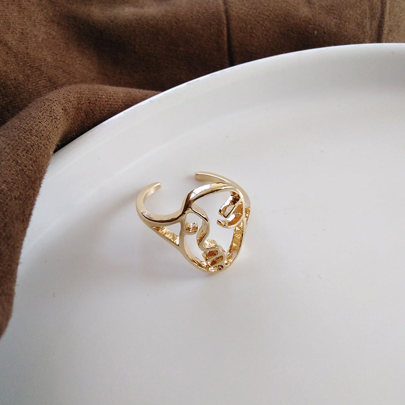 Trendy Finger Repair Hip-Hop Style Personalized Ring Ring