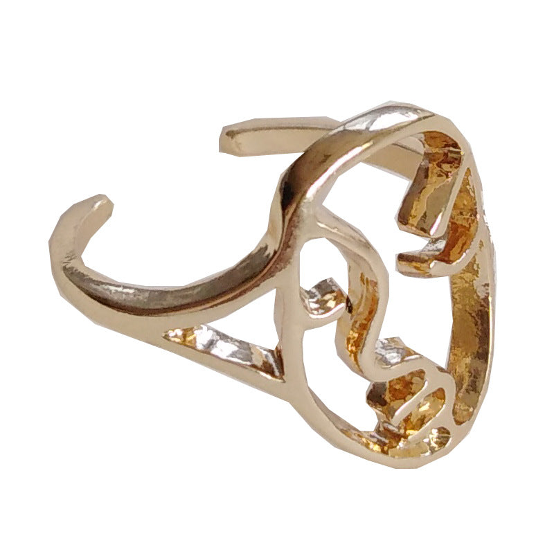 Trendy Finger Repair Hip-Hop Style Personalized Ring Ring