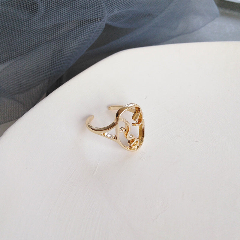 Trendy Finger Repair Hip-Hop Style Personalized Ring Ring