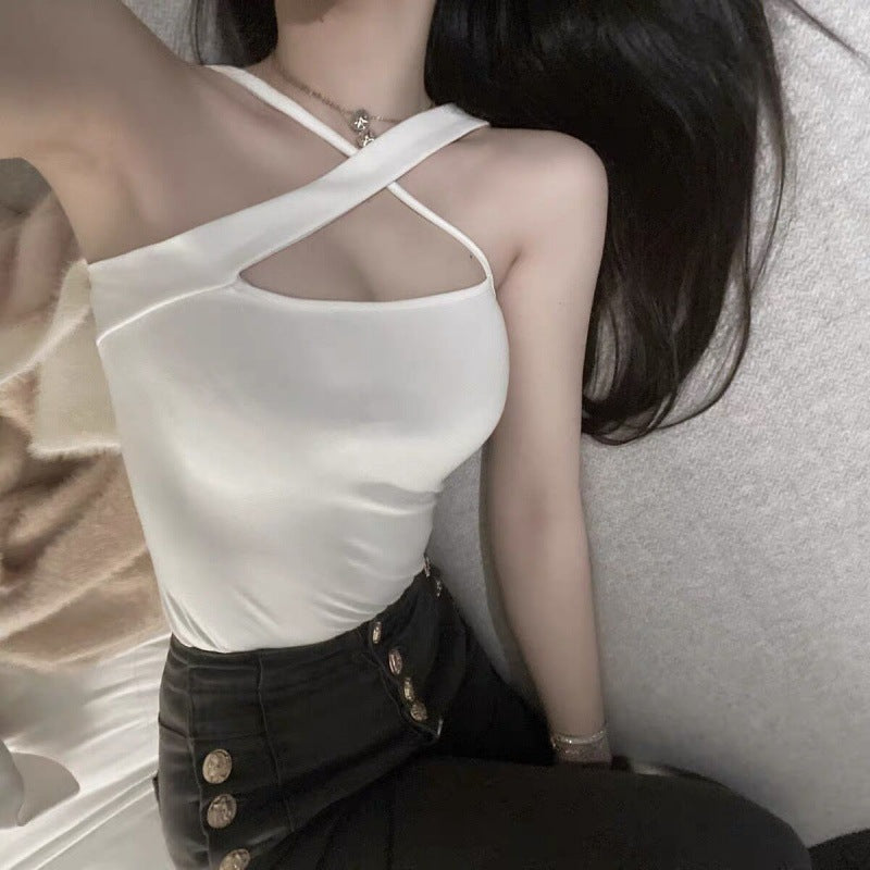 Fashionable Women's Halter Neck Sexy Inner Strap