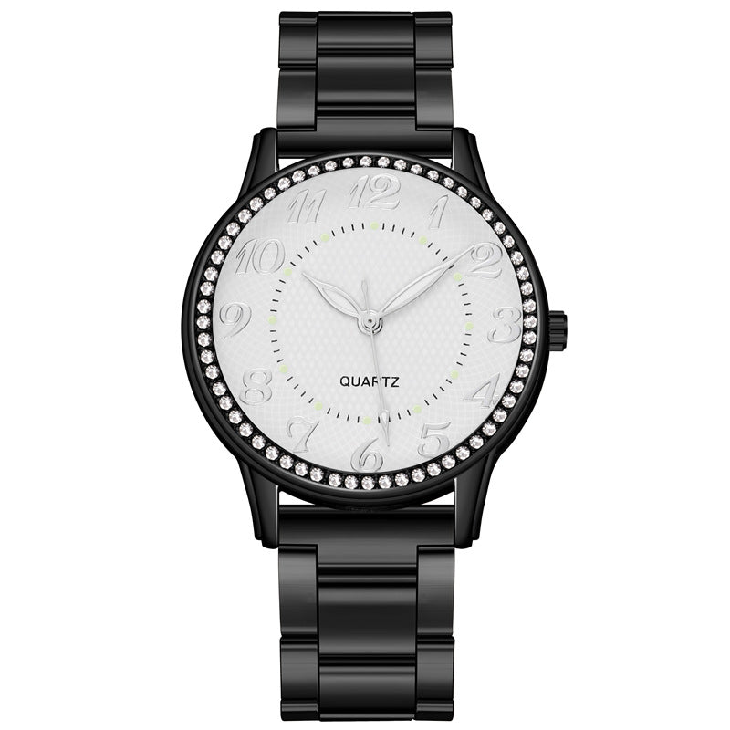 Diamond-Studded Luminous  Watch