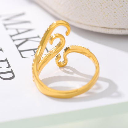 Stainless Steel Ring Octopus