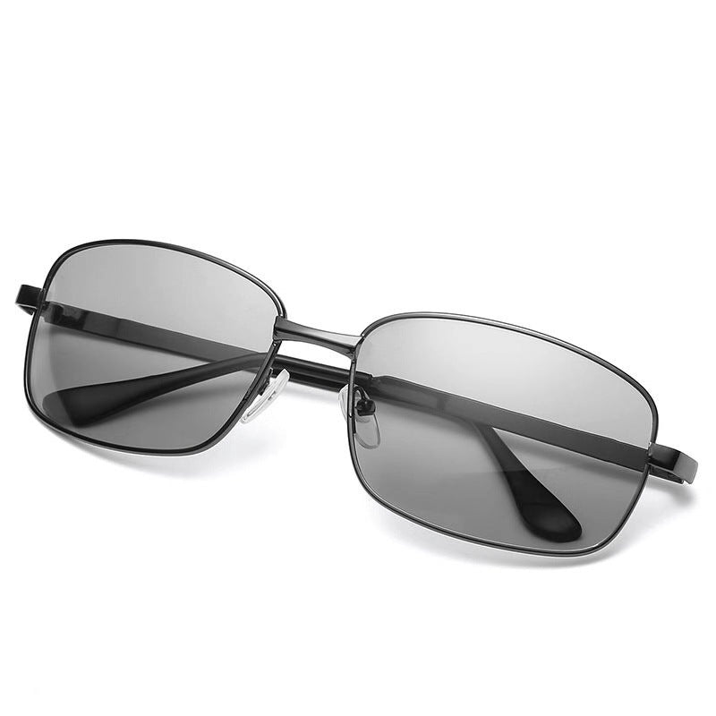 Color changing day and night sunglasses