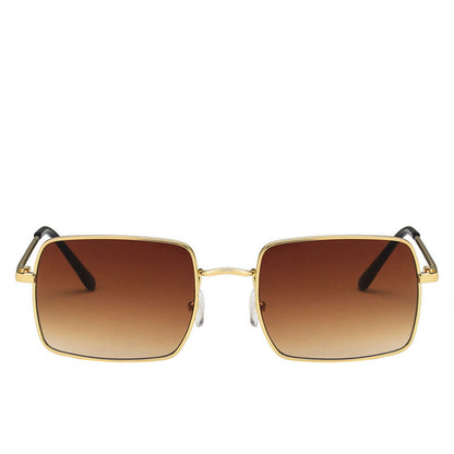 Metal transparent ocean lens sunglasses