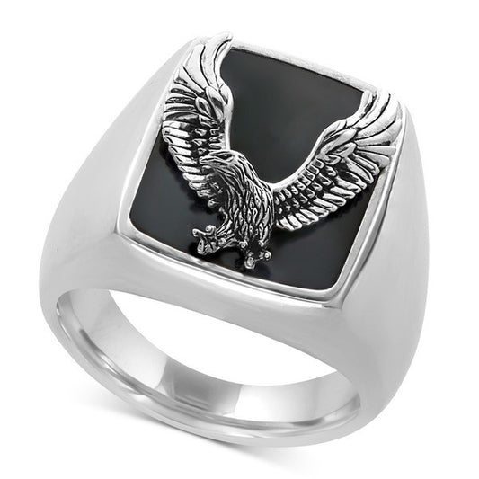 New Creative Embossed Alloy Ring For Men