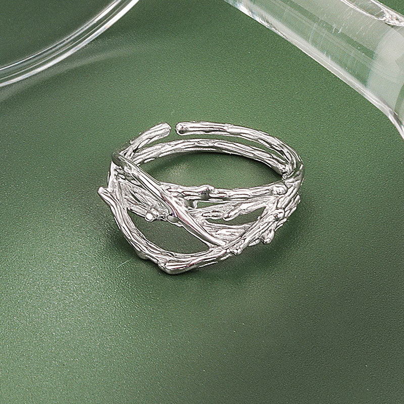 Extremely Simple Design Ring INS Niche Irregularities