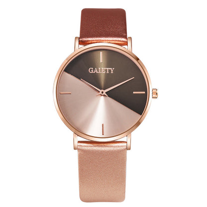 Two-color Splicing Ladies  Watch