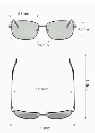 Color changing day and night sunglasses