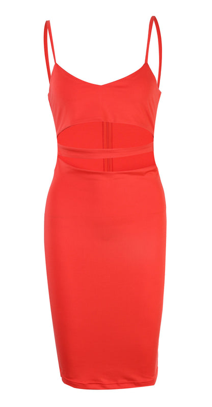 Sexy nightclub dress with high waist and hip