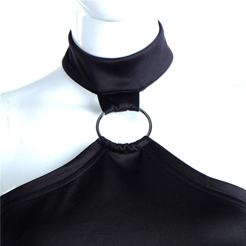 Sexy women's dress, shoulder bag hip skirt