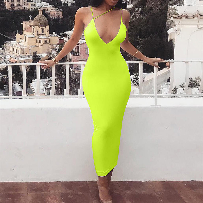 Sexy package hip women's dress