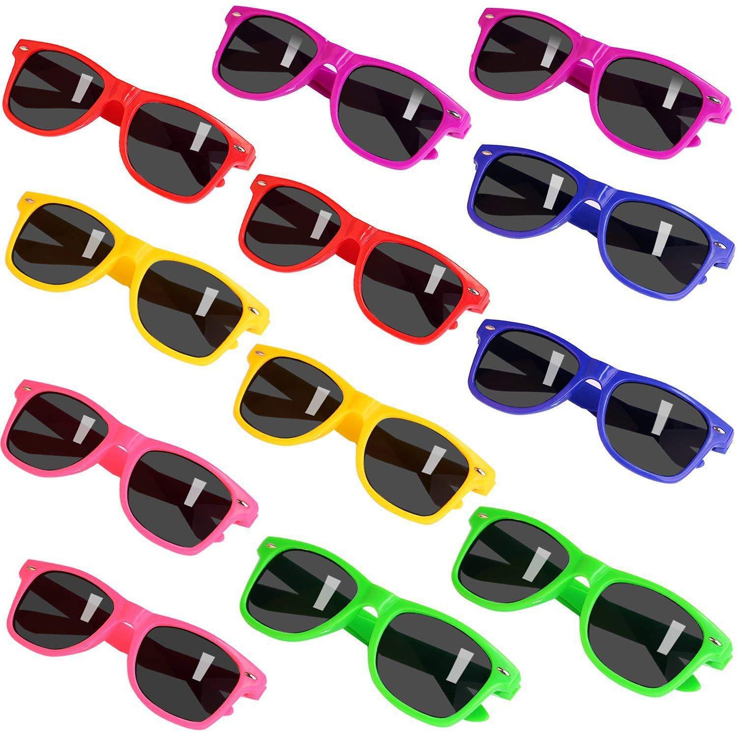 Retro Star Rice Nail Candy Colored Sunglasses