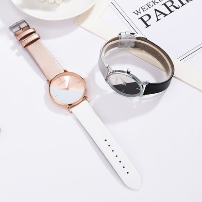 Two-color Splicing Ladies  Watch