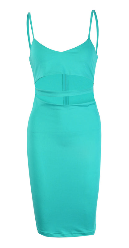 Sexy nightclub dress with high waist and hip