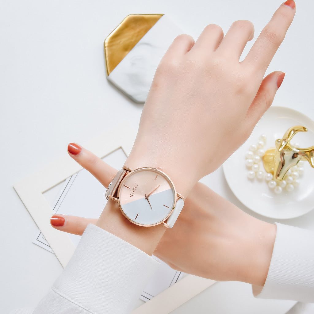 Two-color Splicing Ladies  Watch