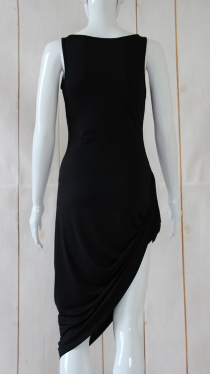 Sexy slanted legless nightclub female dress