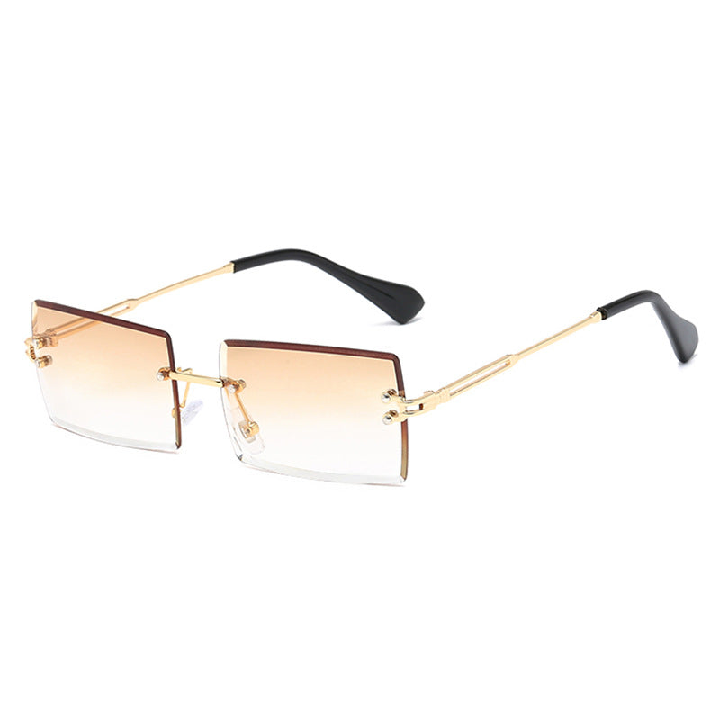 Women's Fashion Simple Frameless Cut Edge Sunglasses