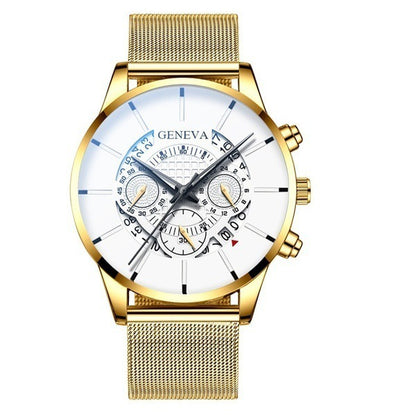 Three eyes with calendar men watch