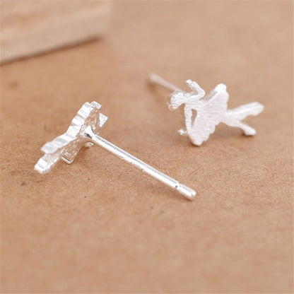 Creative Ballet Dancer Stud Earring Accessories