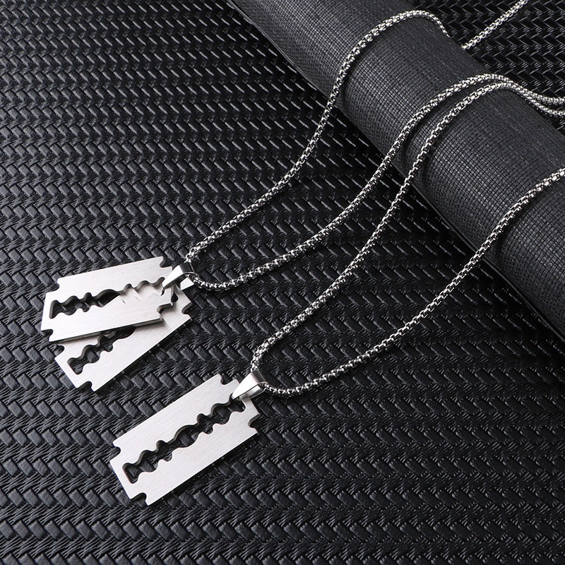 Titanium Steel Hip-hop Dance Trend Men And Women's Versatile Necklace