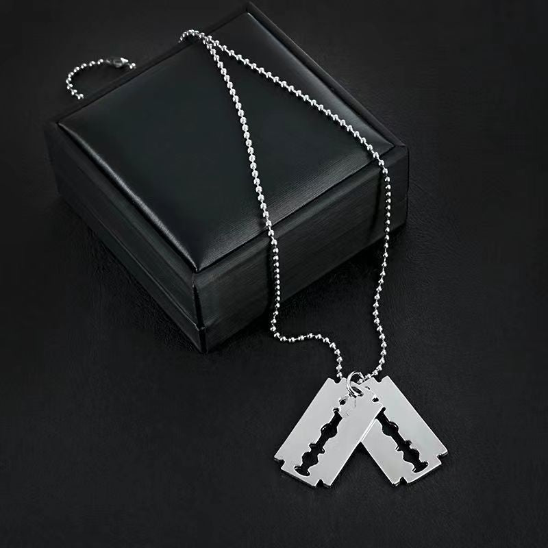Titanium Steel Hip-hop Dance Trend Men And Women's Versatile Necklace