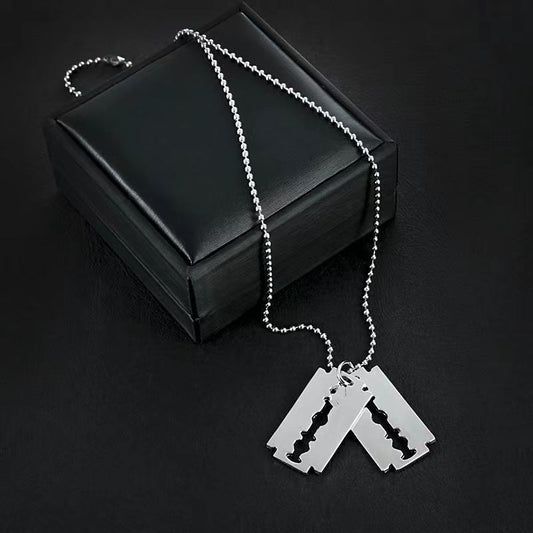 Titanium Steel Hip-hop Dance Trend Men And Women's Versatile Necklace