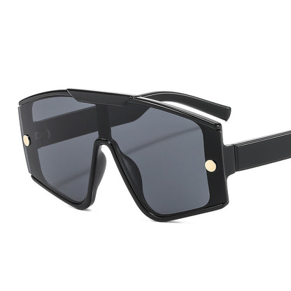 Men's Large Frame One-piece Sunglasses