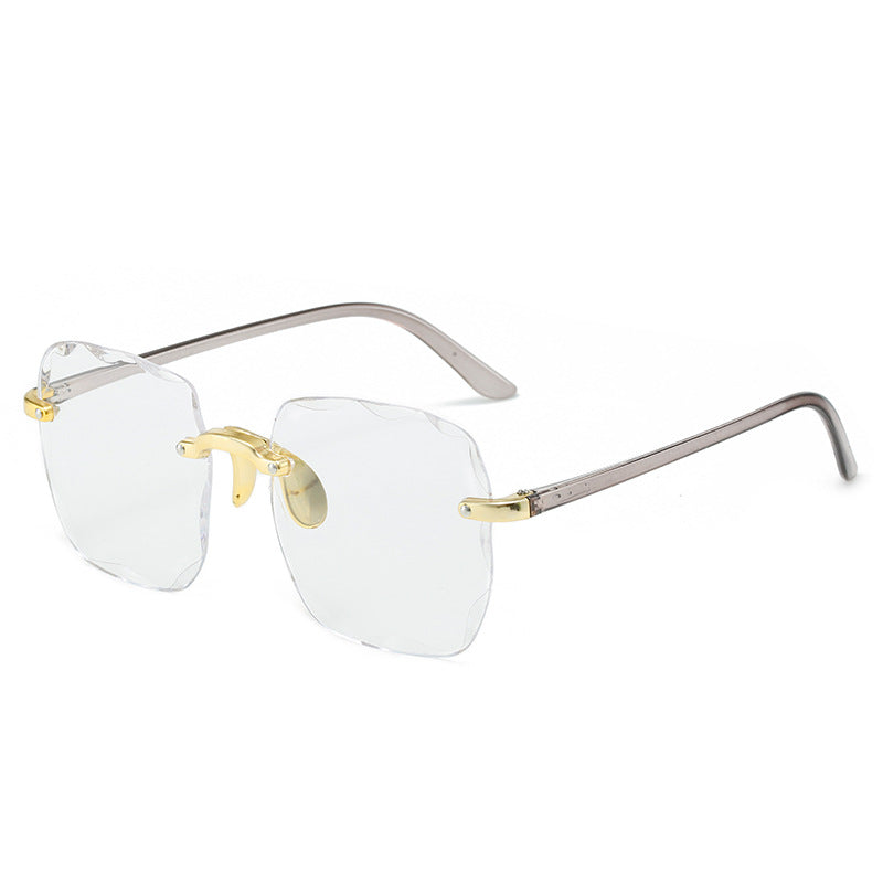 Women's Frameless Cut Edge UV Protection Sunglasses
