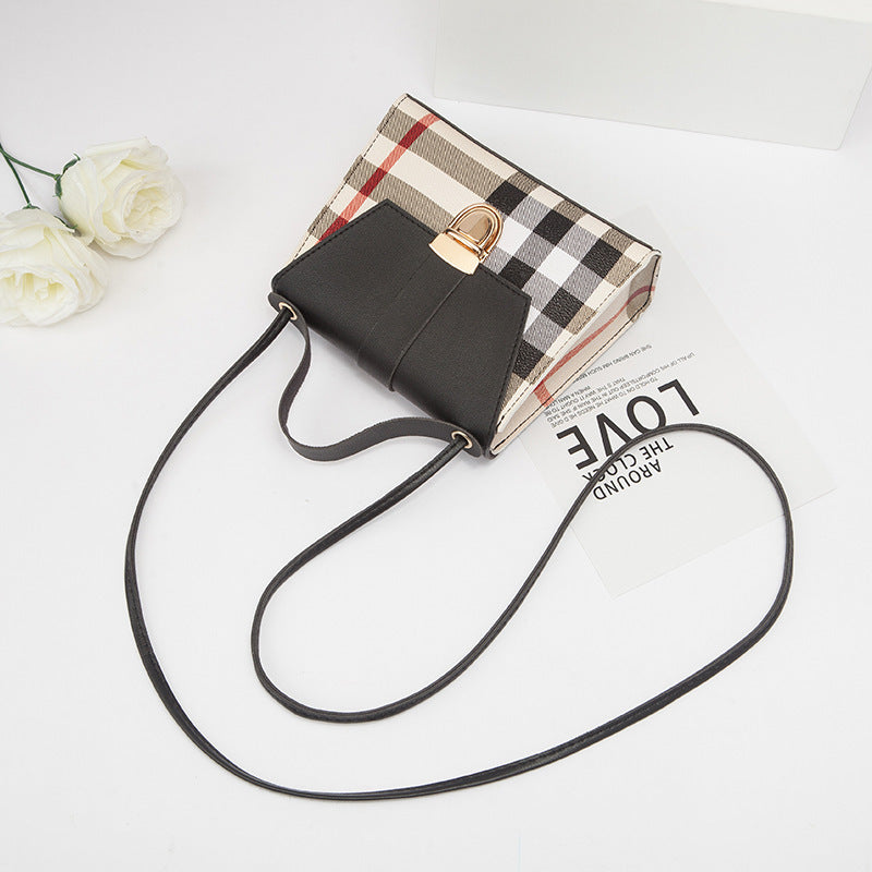 Korean Version Of The Spring And Summer New Plaid Small Square Bag