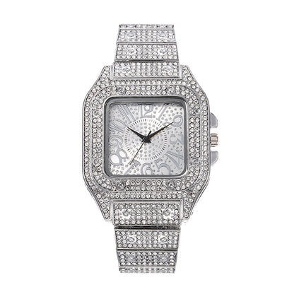 Full Diamond Digital Scale Watch