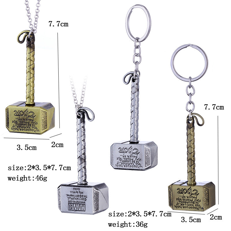 Fashion Simple Hammer Shaped Jewelry For Men And Women