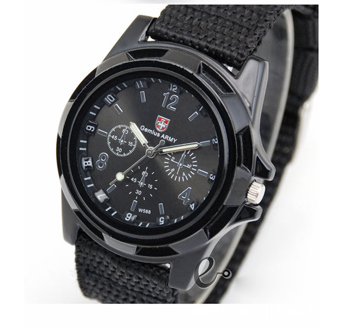 Nylon braided military watch