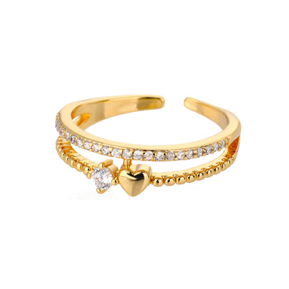 Opening Adjustable Ring Female Index Finger