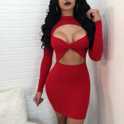 Nightclub Women's Sexy Bag Hip Dress