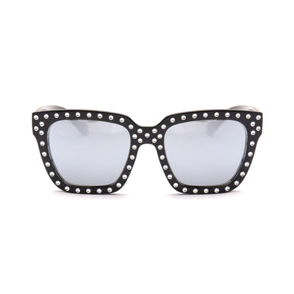 Women's European And American Trend Large Frame Rhinestone Sunglasses
