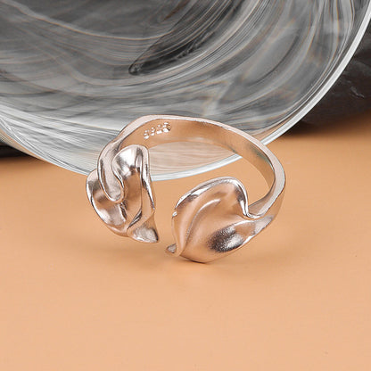 Personalized Irregular Concave-convex Matte Ring