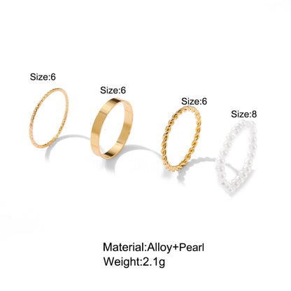Combination Personality INS Cool Wind Ring Set