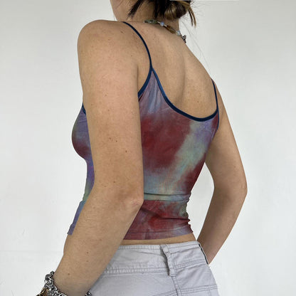Design Sense Watercolor Smudged Color Contrast Color Self-cultivation Bottoming Vest Summer Hot Girl Sexy Inner Retro Vest