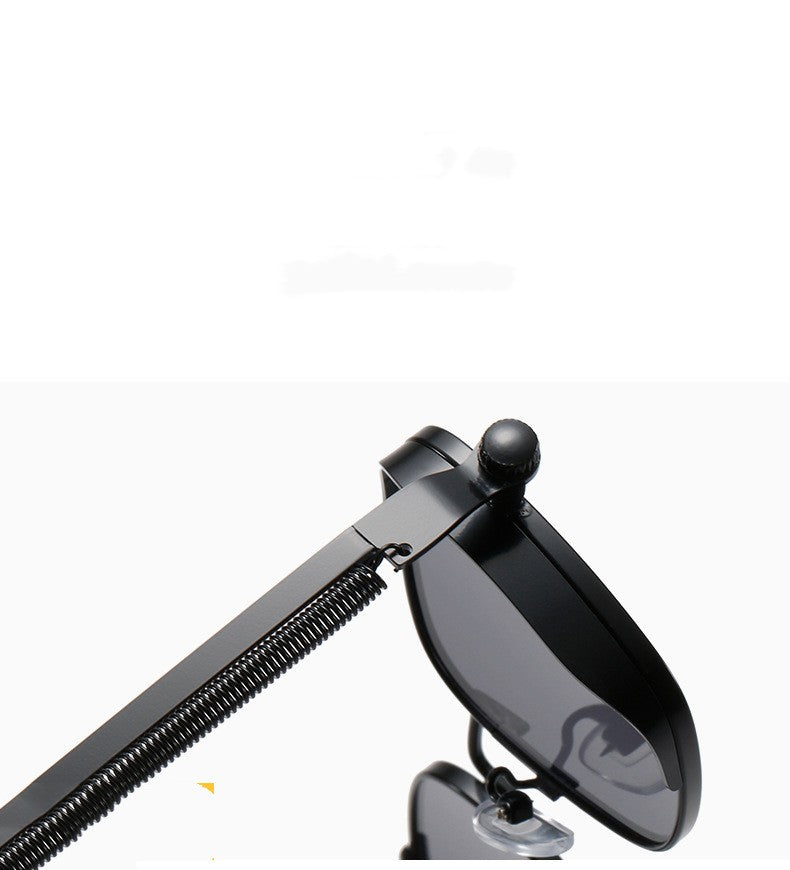 European And American Personality Street Shooting Metal Box Sunglasses