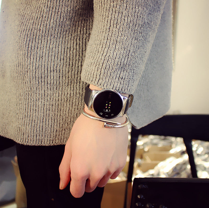 Colorful turntable cute watch
