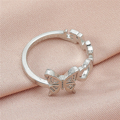 Personalized Fashion Copper Three-dimensional Love Ring