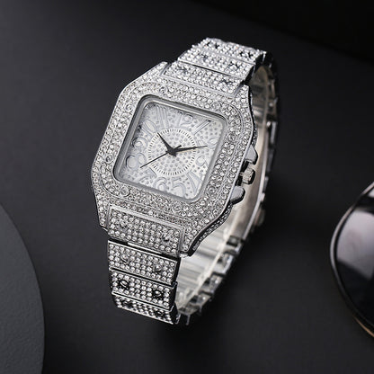 Full Diamond Digital Scale Watch