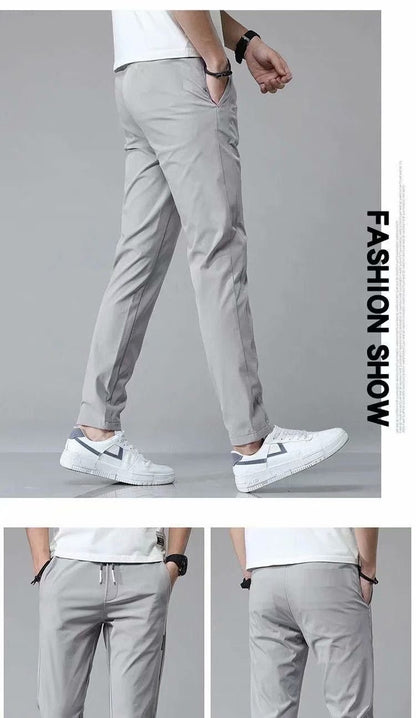 Thin Casual Pants Korean Version Of The Trend Loose Straight Sweatpants Trend