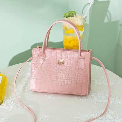 Fashion Small Square Bag Single Shoulder Diagonal Portable Lady Bag