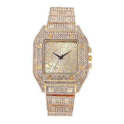 Full Diamond Digital Scale Watch