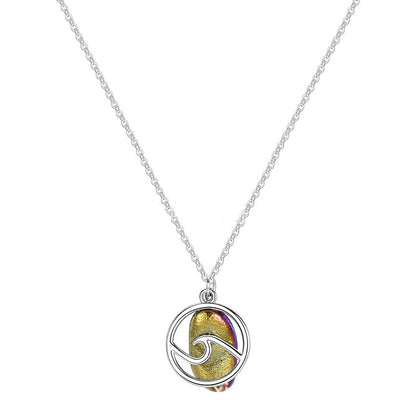 Alloy Wave Necklace Men And Women Same Style