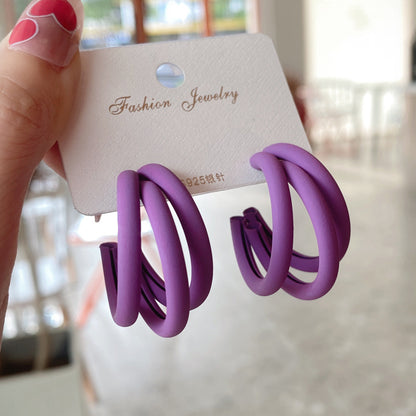 Feminine Simple And Exaggerated Creative Earrings
