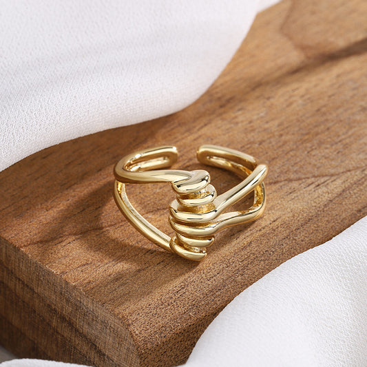 Women's Simple High-end Temperament And Fashion Spring Ring
